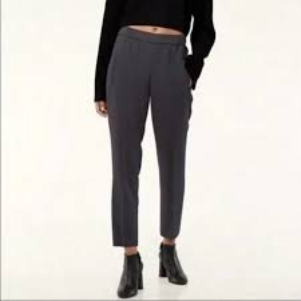 Aritzia Wilfred Women's Darontal Classic  Ankle  Pant Kinetic Gray Size 10